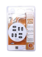 Multiport USB 8 ports rond